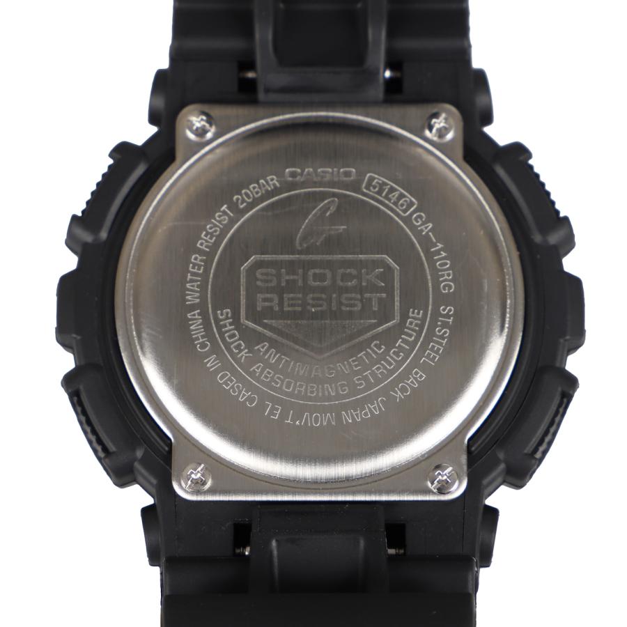 カシオ CASIO G-SHOCK 腕時計 GA-110RG-1AJF 防水 ジーショック Gショック G-ショック メンズ レディース ブラック 黒の画像