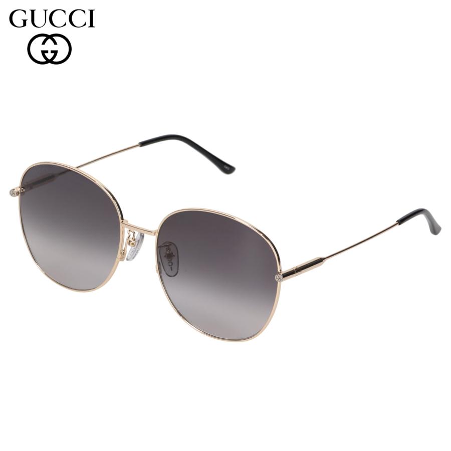 グッチ GUCCI サングラス メンズ レディース アジアンフィット UVカット 紫外線対策 SUNGLASSES ゴールド GG1416SK