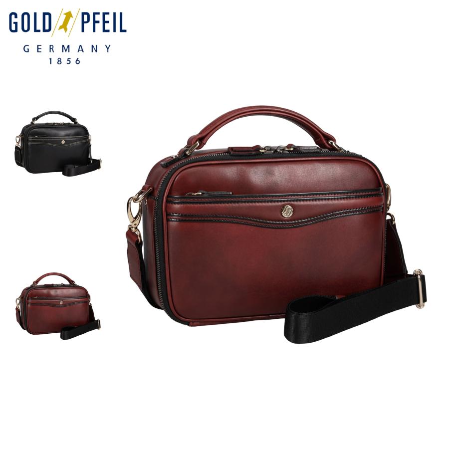 ゴールドファイル GOLD PFEIL バッグ ショルダーバッグ オックスフォード メンズ 斜めがけ 本革 牛革 901109