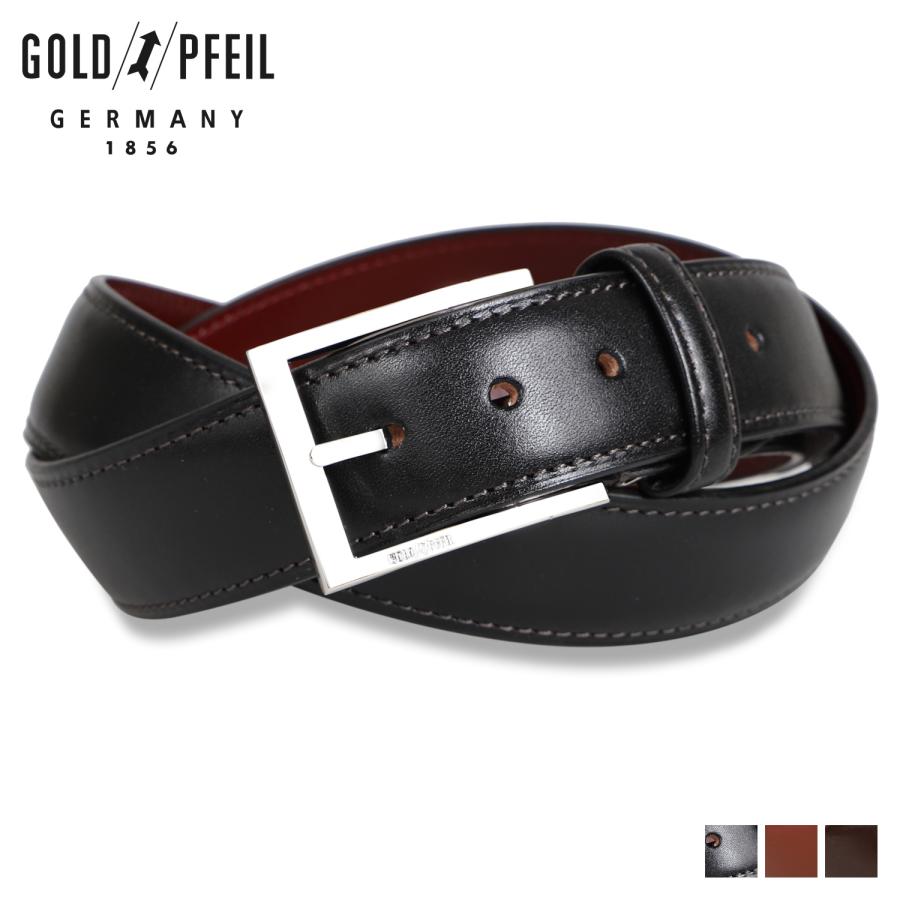 ゴールドファイル GOLD PFEIL ベルト メンズ 本革 LEATHER BELT GB52412 GOLD PFEIL（ゴールドファイル） ベルト メンズ 本革 LEATHER BELT