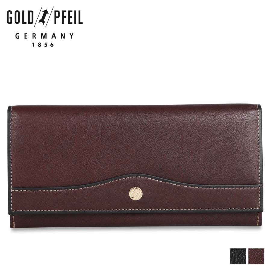 GOLD PFEIL ゴールドファイル 長財布 メンズ 本革 OXFORD ブラック 