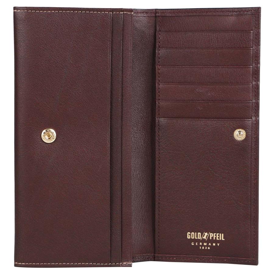 ゴールドファイル GOLD PFEIL 長財布 メンズ 本革 OXFORD ブラック バーガンディー 黒 GP10220 | GOLD PFEIL | 06
