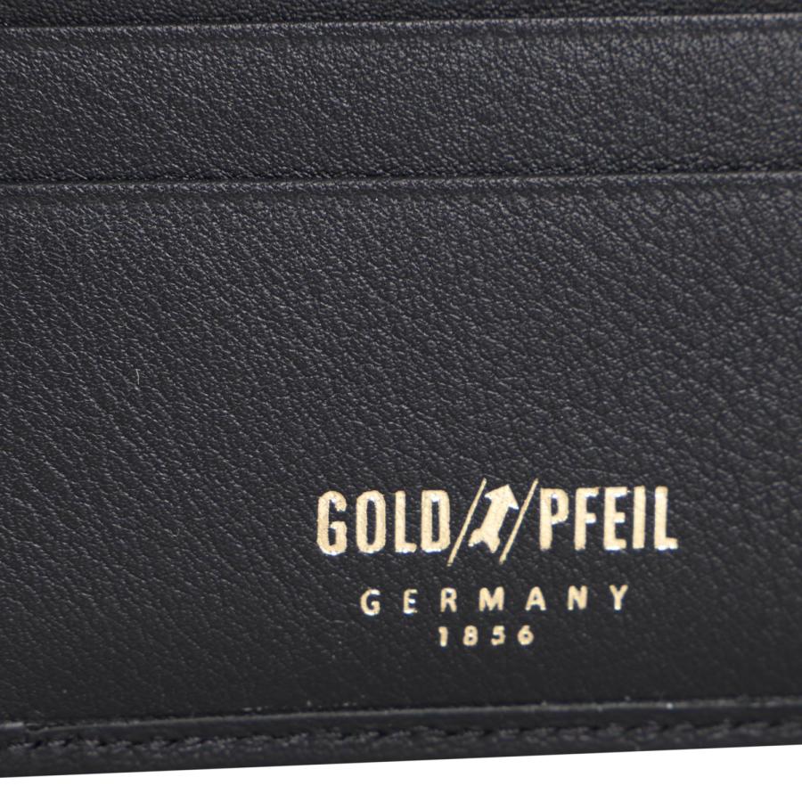 ゴールドファイル GOLD PFEIL 二つ折り財布 メンズ 本革 OXFORD ブラック バーガンディー 黒 GP10518 | GOLD PFEIL | 07