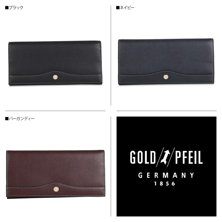 GOLD PFEIL（ゴールドファイル） 長財布 メンズ 本革 OXFORD ブラック