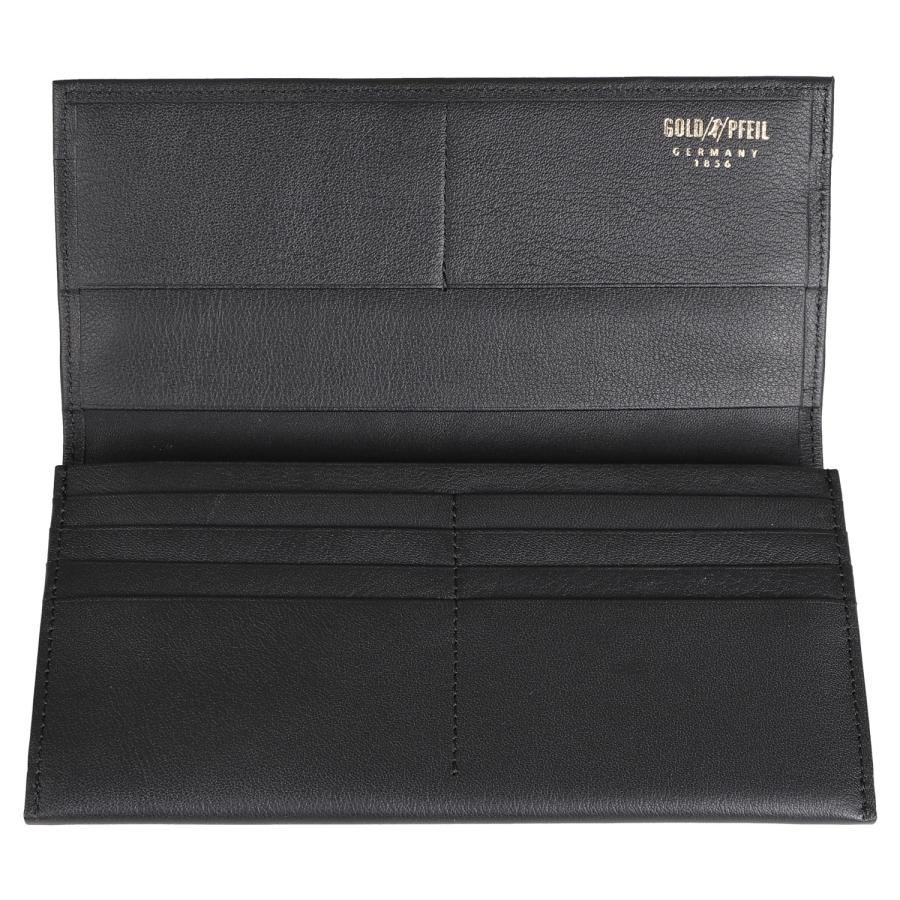GOLD PFEIL（ゴールドファイル） 長財布 メンズ 本革 OXFORD ブラック