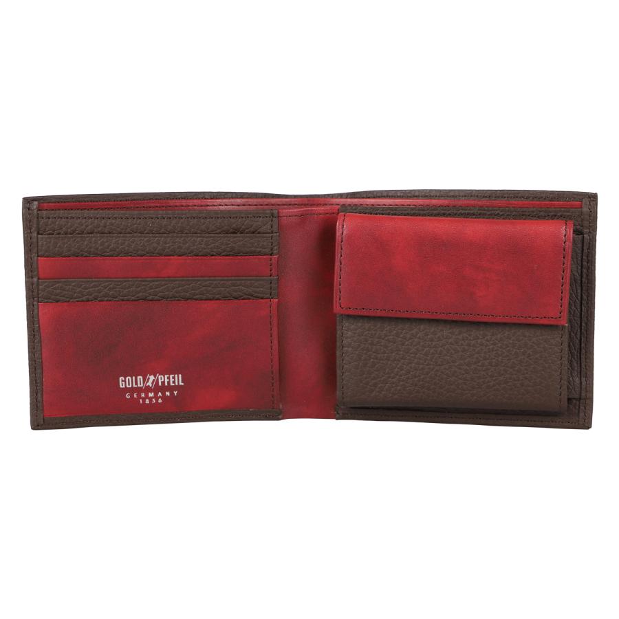 ゴールドファイル GOLD PFEIL 財布 二つ折り メンズ 本革 SUPERIOR WALLET ブラック ネイビー ダーク ブラウン 黒 GP24217 | GOLD PFEIL | 10