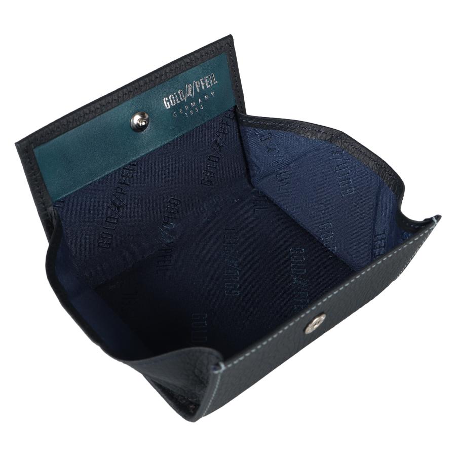 ゴールドファイル GOLD PFEIL 財布 小銭入れ コインケース メンズ 本革 SUPERIOR COIN CASE ブラック ネイビー ダーク GP24570 | GOLD PFEIL | 08
