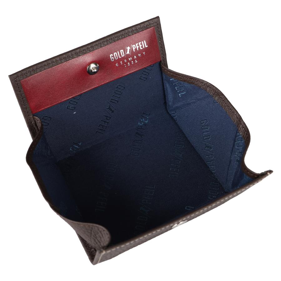 ゴールドファイル GOLD PFEIL 財布 小銭入れ コインケース メンズ 本革 SUPERIOR COIN CASE ブラック ネイビー ダーク GP24570 | GOLD PFEIL | 09