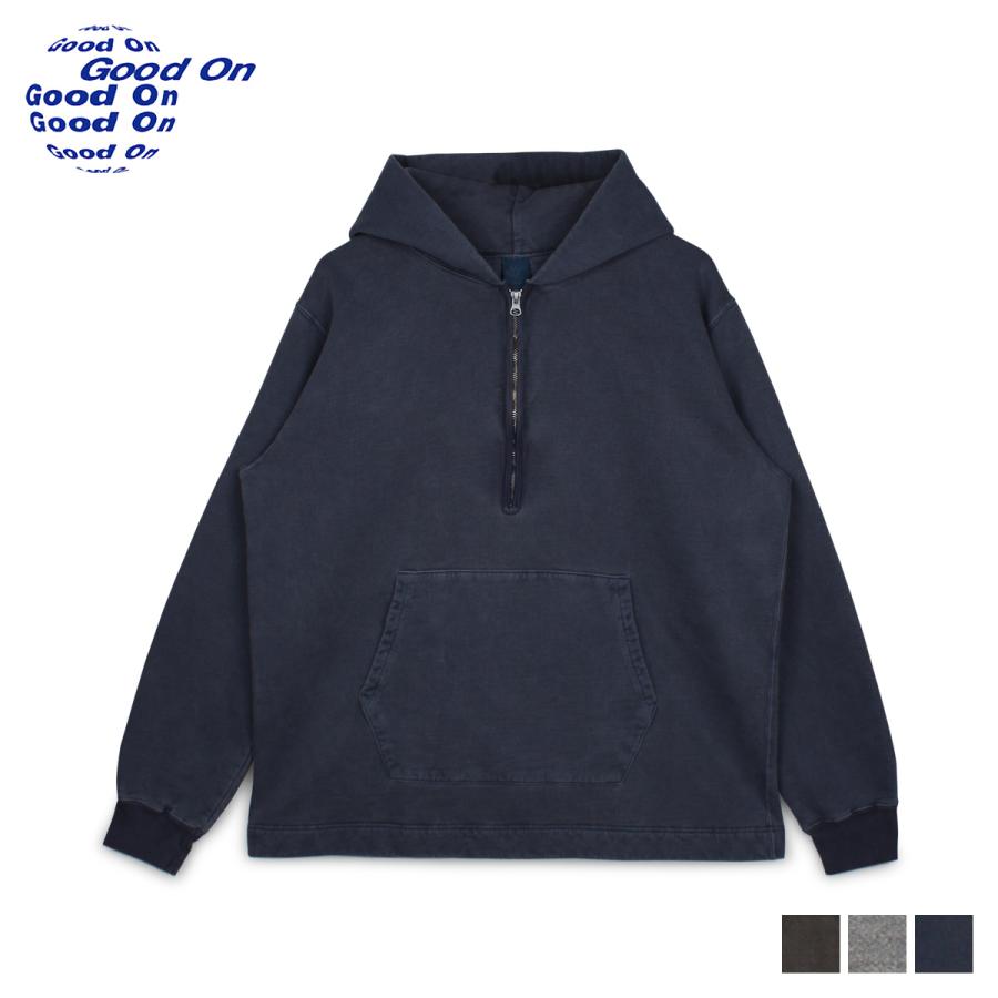 グッドオン ROUGH1/2ZIP POHOOD パーカー P-ナチュラル M GOBW1610