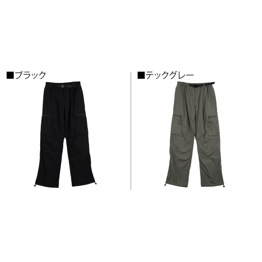 グラミチ GRAMICCI パンツ カーゴパンツ ソフトシェル EQT メンズ ナイロン SOFTSHELL EQT CAR PT ブラック グレー 黒 G3FM-P034｜sneak｜04