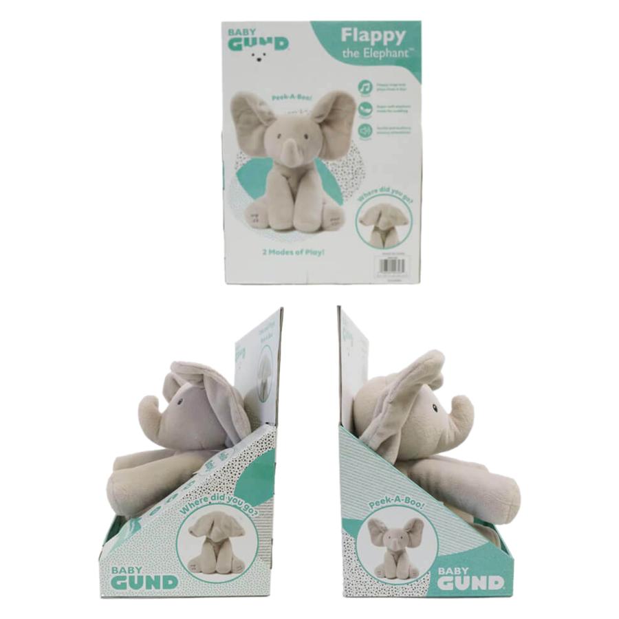 GUND（ガンド） ぬいぐるみ エレファント ベビー キッズ 動く 話す