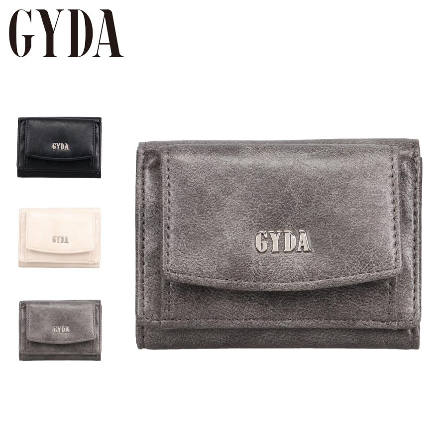 GYDA（ジェイダ） 財布 三つ折り財布 小銭入れ レディース 軽量 小さめ