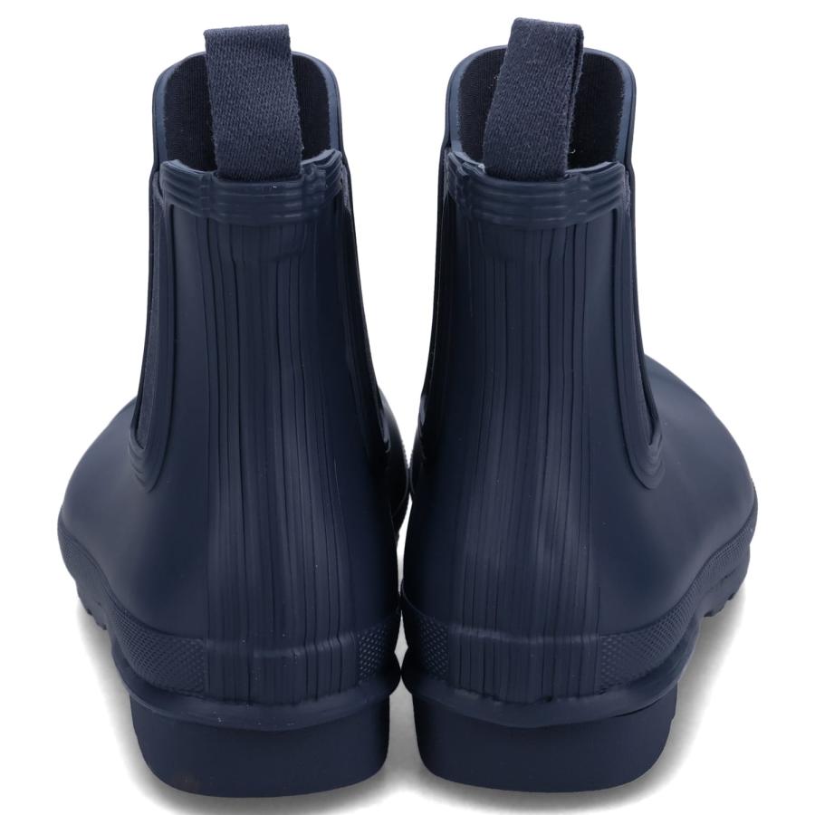 HUNTER ネイビー サイドゴア レインブーツ HUNTER ORIGINAL CHELSEA サイドゴア ネイビー22センチ