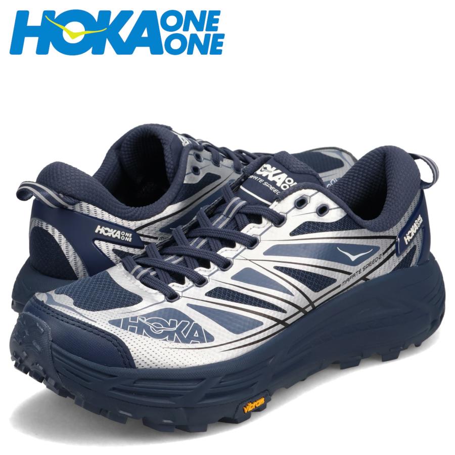 ホカオネオネ HOKA ONE ONE マファテスピード2 スニーカー メンズ MAFATE SPEED 2 ネイビー 1126851-VYNV HOKA ONEONE（ホカ オネオネ） スニーカー マファテスピード2 メンズ