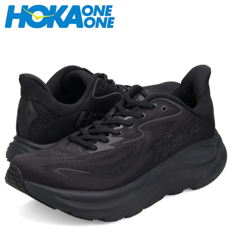 HOKA ONEONE ホカ オネオネ☆CLIFTON 6黒US8.5②オンOn ホカオネオネ クリフトン6は多用途に使えミニマリストにおすすめ【QOL