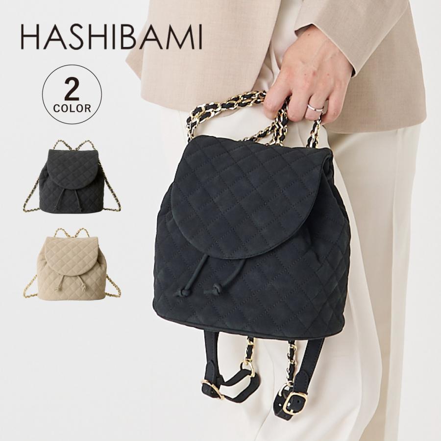 Hashibami（ハシバミ） リュック バッグ バッグパック スエード 