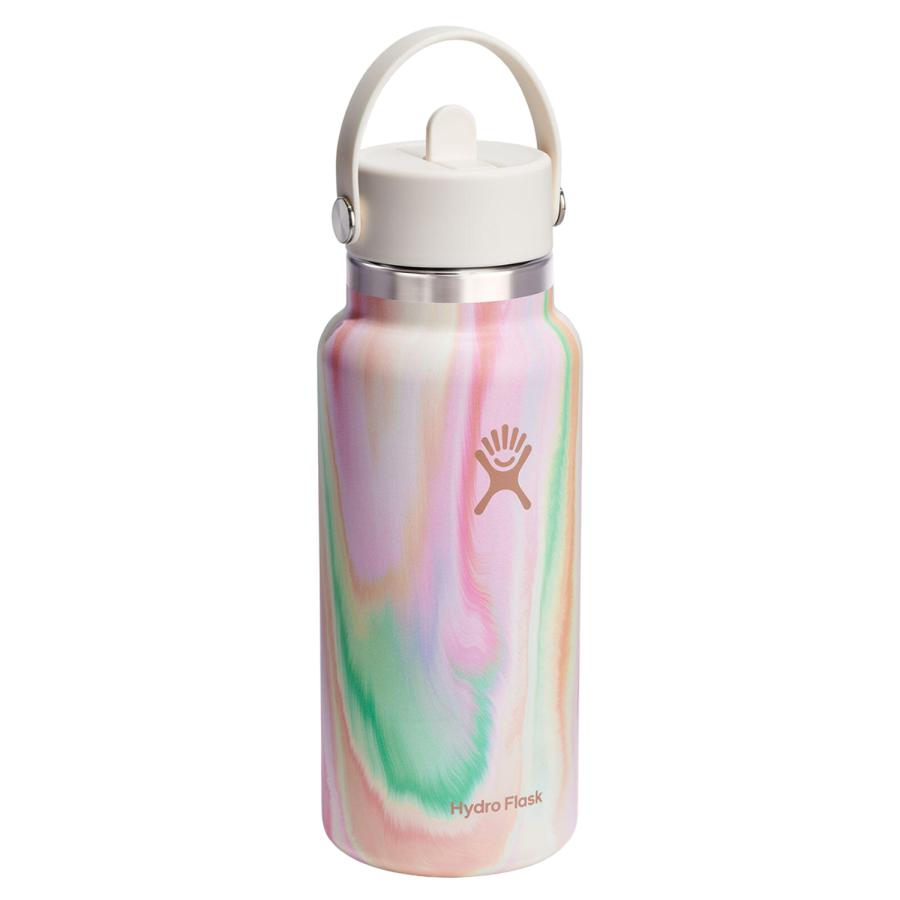 ハイドロフラスク Hydro Flask 32oz ワイドマウス フレックス ストロー 946ml ステンレスボトル マグボトル 水筒 魔法瓶 保冷 保温 直飲み マイボトル 890189｜sneak｜03