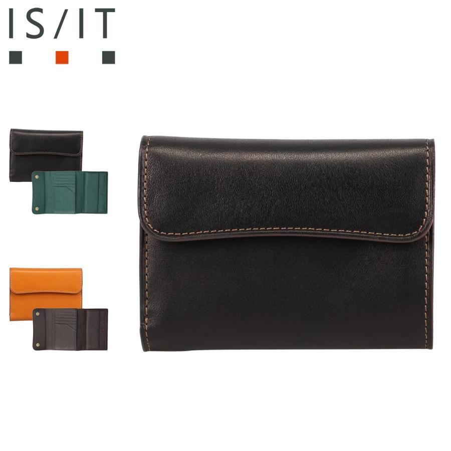 IS/IT イズイット 財布 二つ折り 小銭入れ グローブ メンズ レディース 軽量 本革 牛革 948604 IS/IT（イズイット） 財布 二つ折り 小銭入れ グローブ メンズ