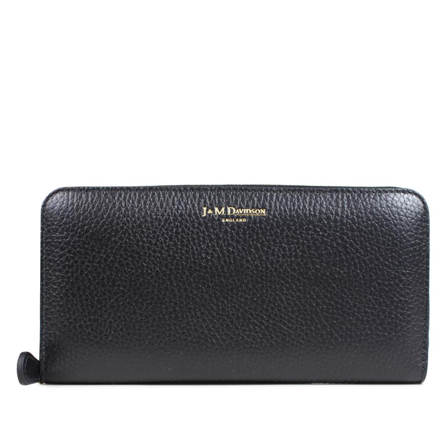 格安 J M Davidson ジェイアンドエムデヴィッドソン 財布 長財布 レディース ラウンドファスナー レザー Elongated Zip Wallet ブラック 7266 残りわずか Www Cinder Cl