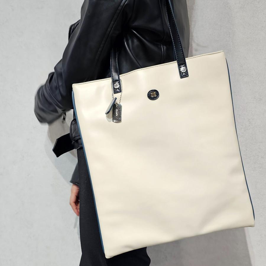 ジュエティ jouetie トートバッグ レディース A4対応 カラーエッジ コバ TOTE BAG ブラック アイボリー ダークブラウン ダークグリーン 黒 81360B｜sneak｜19