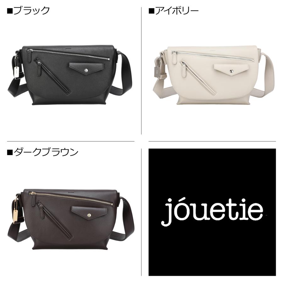 ジュエティ jouetie ショルダーバッグ メッセンジャー ライダース レディース 斜め掛け SHOULDER BAG ブラック アイボリー ダーク ブラウン 黒 81380B｜sneak｜05