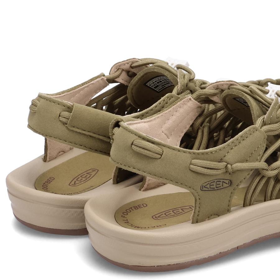 【美品】KEEN ユニークスポーツサンダル オリーブ色 KEEN サンダル 「KEEN」 ユニーク オリーブカラー メンズ