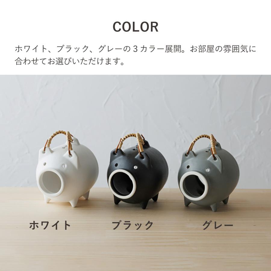 かもしか道具店 蚊取り線香ホルダー 蚊取り線香入れ 豚 蚊遣りブタ