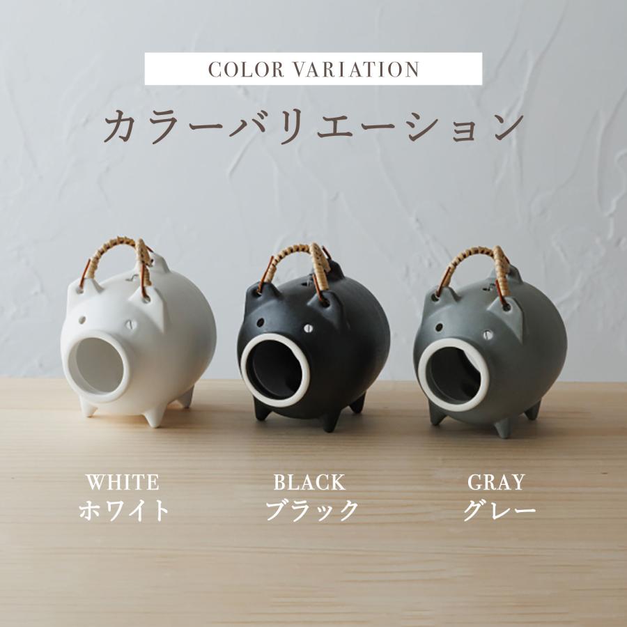 かもしか道具店 蚊取り線香ホルダー 蚊取り線香入れ 豚 蚊遣りブタ
