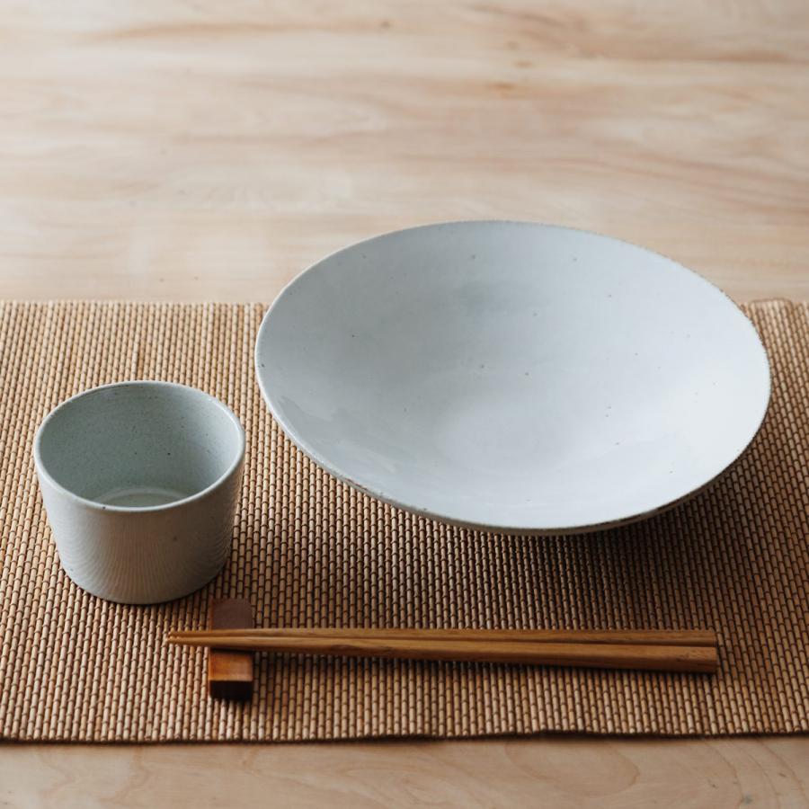 かもしか道具店 皿 そばちょく 4点セット 食器 丸皿 そばちょこ 小鉢 フリーカップ そば千代口 陶器 和食器 23cm おしゃれ 和モダン 和食の画像