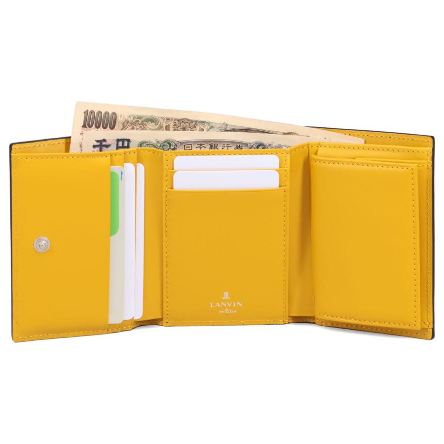 LANVIN en Bleu ランバンオンブルー 財布 三つ折り メンズ レディース