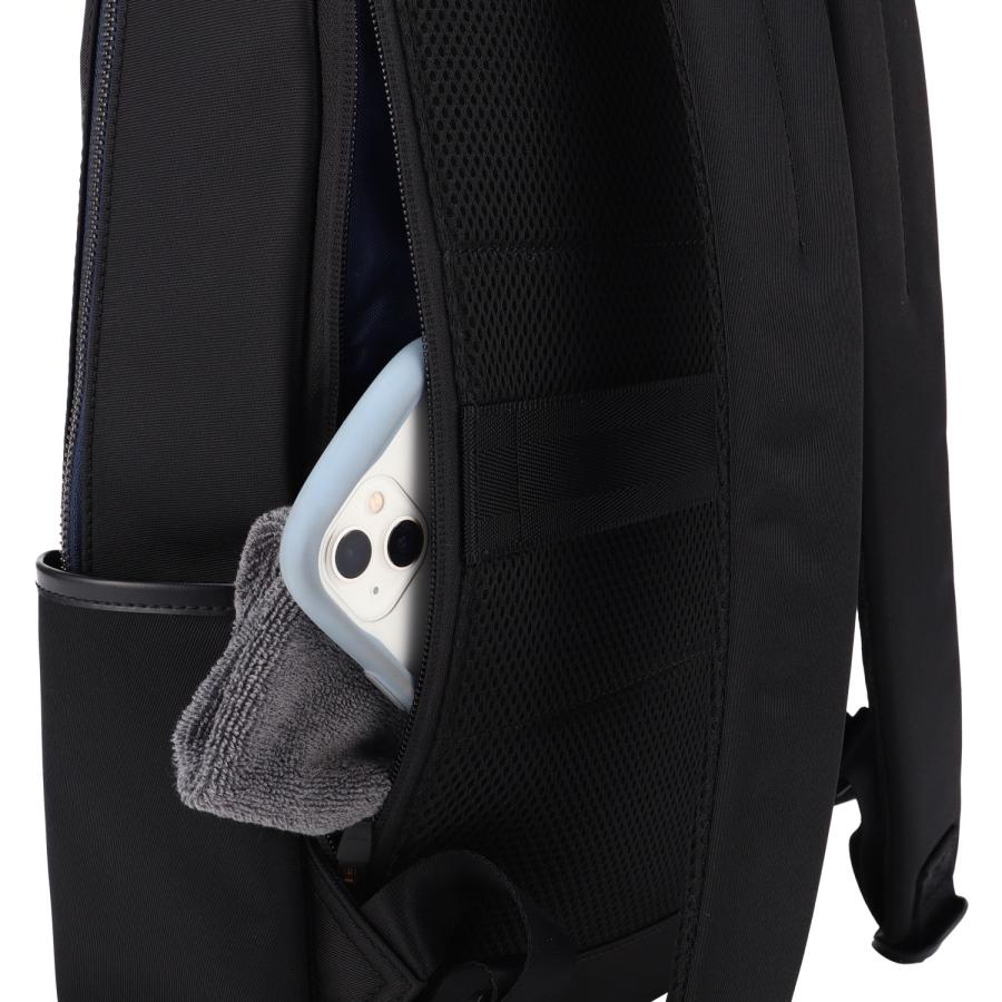 ランバンオンブルー LANVIN en Bleu リュック バッグ リュックサック ビジネスバッグ メンズ A4 軽量 撥水 ナイロン リッパー ブラック 黒 517713 | LANVIN en Bleu | 07