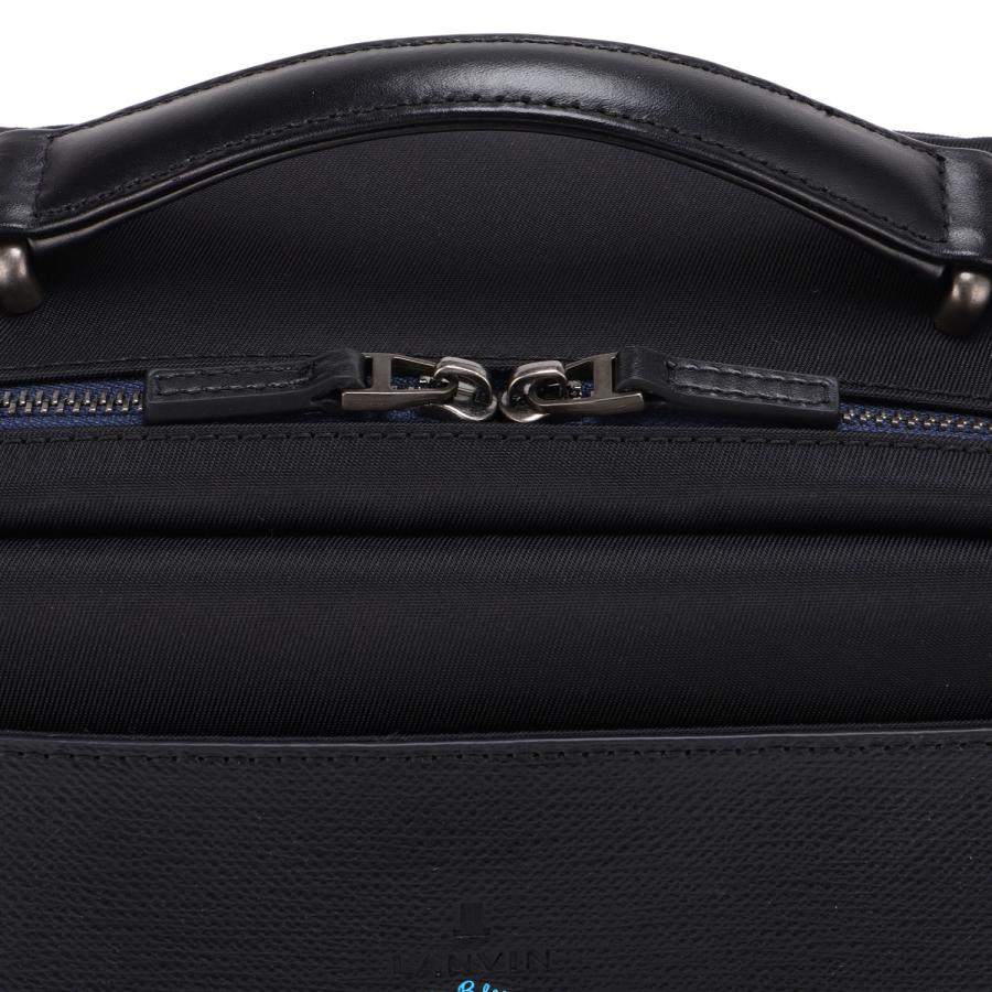 ランバンオンブルー LANVIN en Bleu リュック バッグ リュックサック ビジネスバッグ メンズ A4 軽量 撥水 ナイロン リッパー ブラック 黒 517713 | LANVIN en Bleu | 09