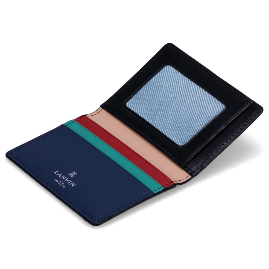 ランバンオンブルー LANVIN en Bleu パスケース カードケース ID 定期入れ メンズ レディース 本革 522607 LANVIN en Bleu ランバンオンブルー パスケース カードケース ID 定期