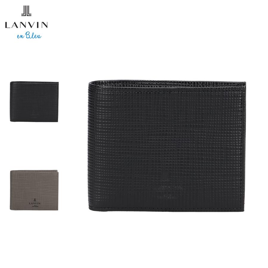ランバン オン ブルー（LANVIN en Bleu）/【ランバンオンブルー】２つ折　５２９６１４ LANVIN en Bleu ランバンオンブルー 財布 二つ折り メンズ 本革 ゼブダ