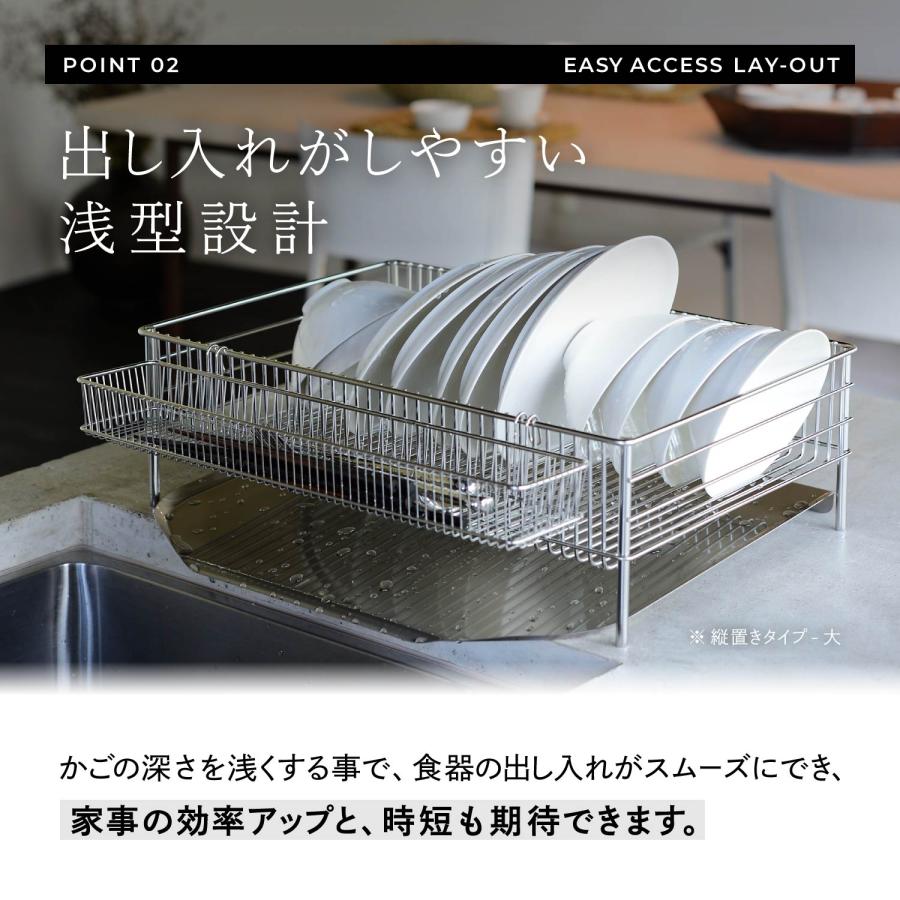 la base（ラバーゼ） 特典付き 水切りかご スリム 縦置タイプ 3点