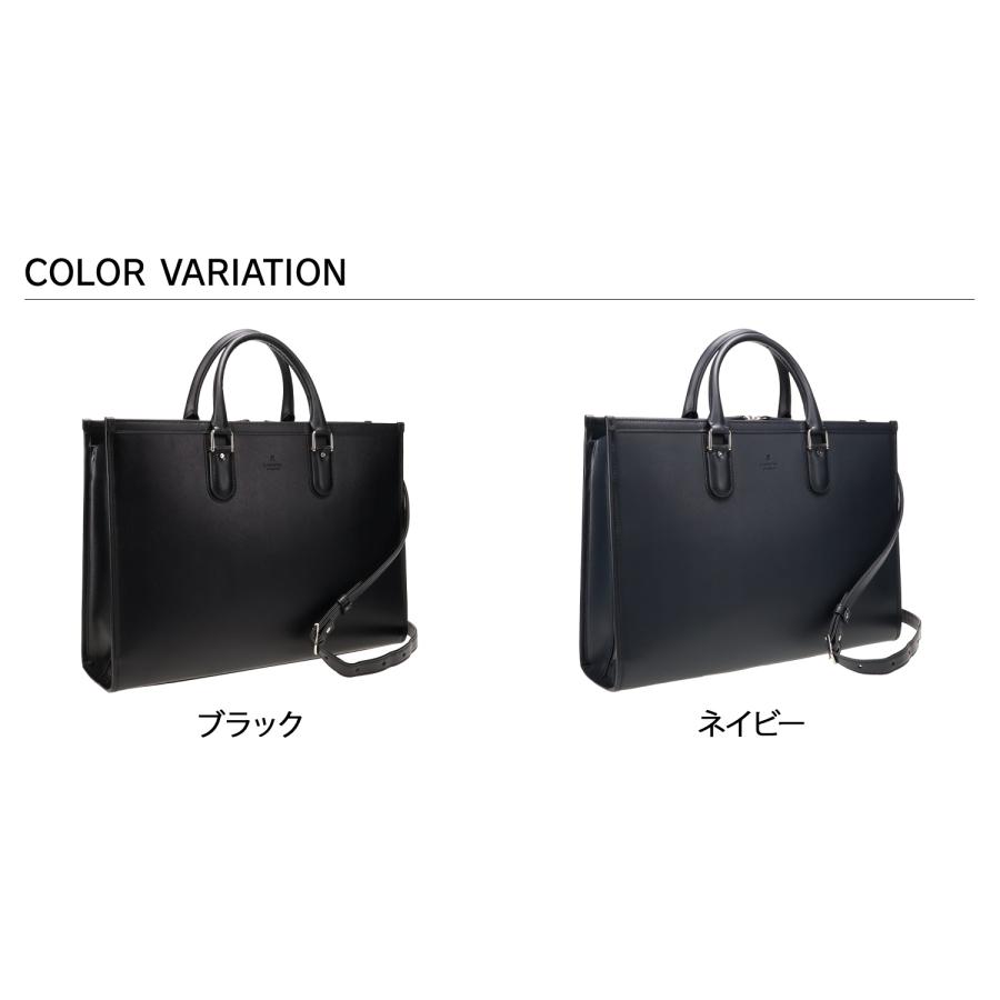 ランバン コレクション LANVIN COLLECTION バッグ ビジネスバッグ ブリーフケース ニューフロー メンズ A4 B4 本革 牛革 PC収納 282562の画像