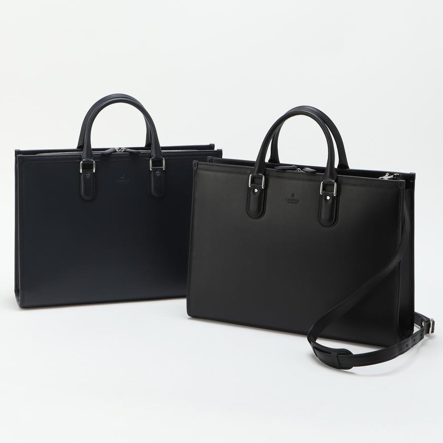 ランバン コレクション LANVIN COLLECTION バッグ ビジネスバッグ ブリーフケース ニューフロー メンズ A4 B4 本革 牛革 PC収納 282562の画像