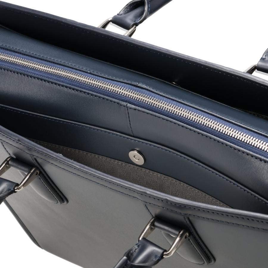 ランバン コレクション LANVIN COLLECTION バッグ ビジネスバッグ ブリーフケース ニューフロー メンズ A4 B4 本革 牛革 PC収納 282562の画像