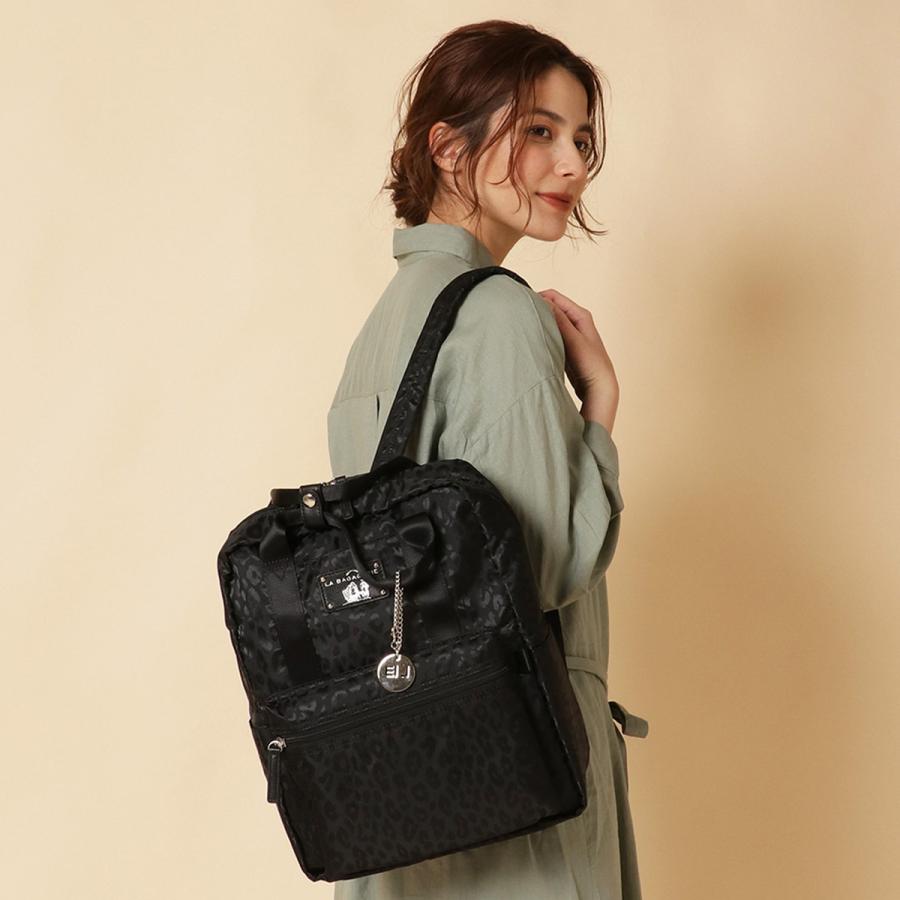 ラ バガジェリー La Bagagerie バッグ リュック バックパック レディース ヒョウ柄 10 Pocket Backpack B 01 03 Lbg Iii B 01 03 スニークオンラインショップ 通販 Yahoo ショッピング