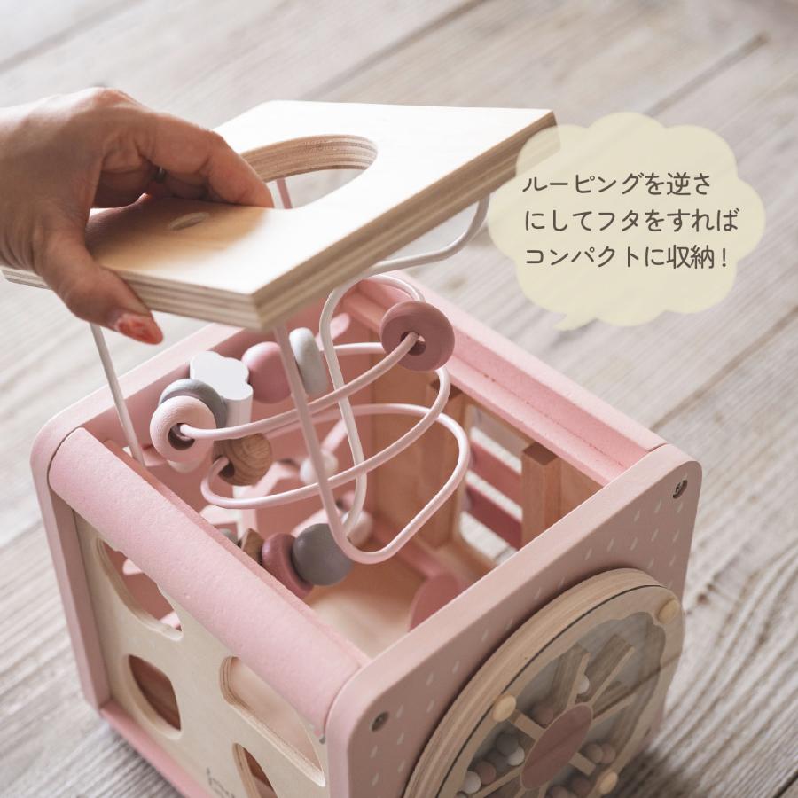 labellabel レーベルレーベル 知育玩具 1歳 木のおもちゃ 女の子 男の子 子供 赤ちゃん ベビー 誕生日 出産 プレゼント アクティビティキューブ | ブランド登録なし | 12