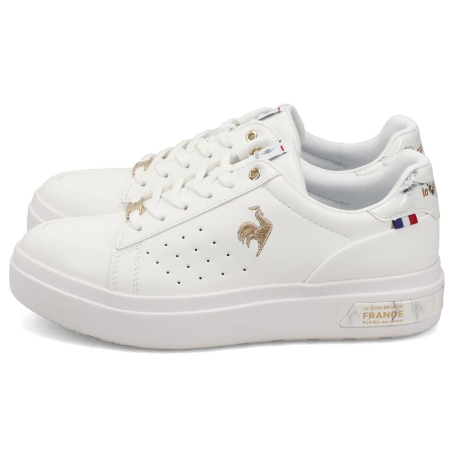 ルコック スポルティフ le coq sportif スニーカー LCS セーヴル PF II レディース LCS SEVRES PF II ホワイト ベージュ 白 LU5FRS76LZ_6