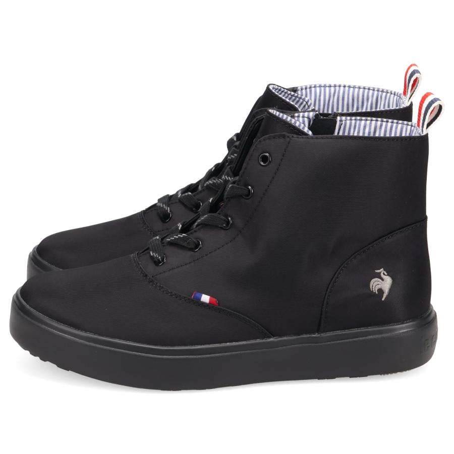 ルコック スポルティフ le coq sportif LCS レインブーツ テルナ 3 MID R レディース 厚底 軽量 防水 TELUNA 3 MID R ブラック 黒 LU5SRS04LZ | le coq sportif | 04
