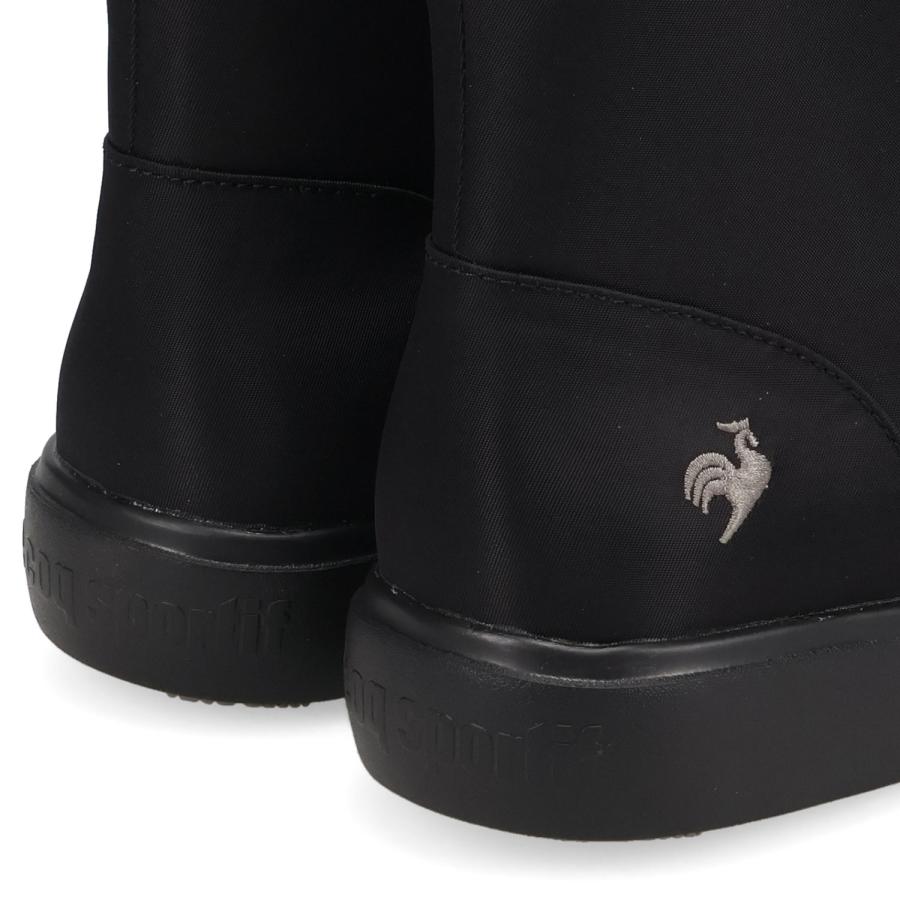ルコック スポルティフ le coq sportif LCS レインブーツ テルナ 3 MID R レディース 厚底 軽量 防水 TELUNA 3 MID R ブラック 黒 LU5SRS04LZ | le coq sportif | 06