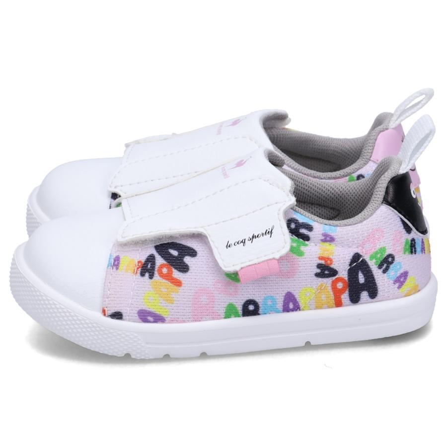 ルコック スポルティフ le coq sportif スニーカー スリッポン ラ ローラン 2 F ART BB キッズ バーバパパ コラボ 子供 男の子 女の子 QY5XJC04PM｜sneak｜04