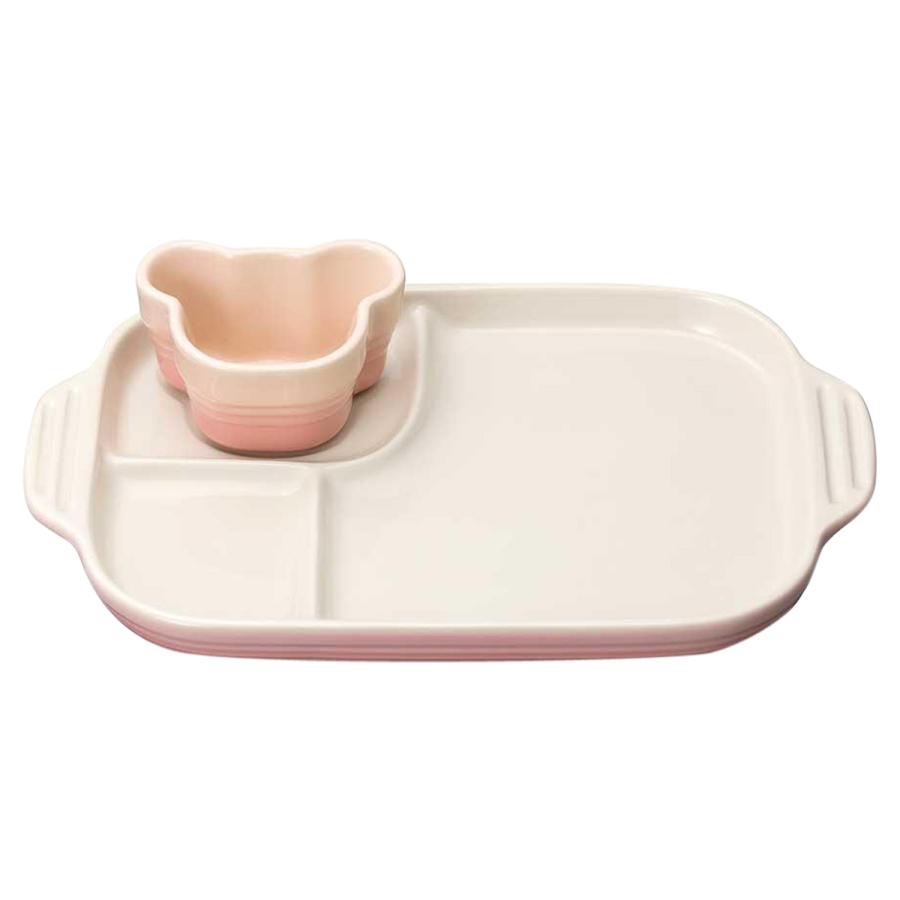 【新品】ル・クルーゼ　ストーンウェア　ベビー　離乳食　7点セット　デューン LE CREUSET (ル・クルーゼ) ベビー・テーブルウェア・セット