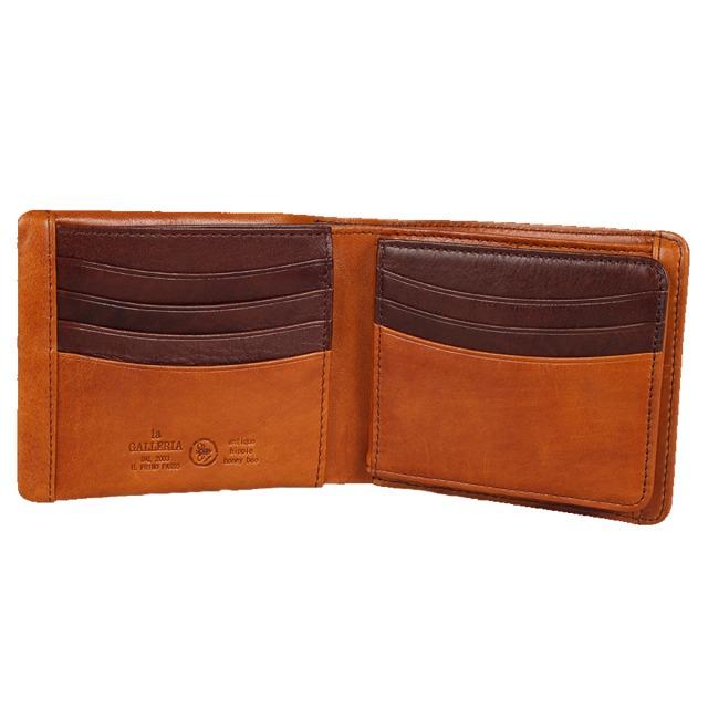 la GALLERIA（ラ・ガレリア） ラ ガレリア 二つ折り財布 メンズ 青木鞄