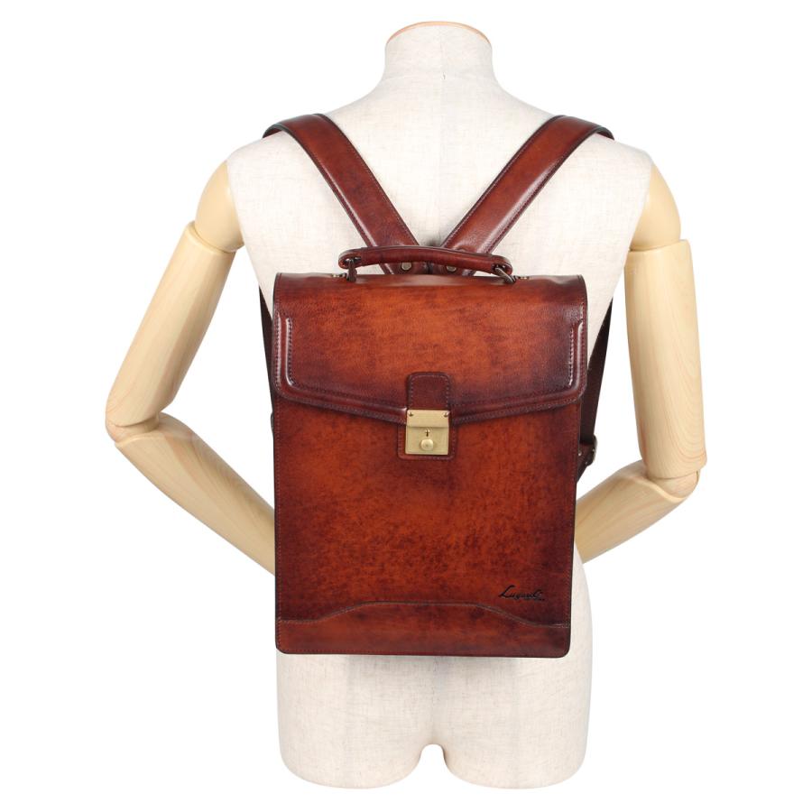 特典付き ラガード Lugard 青木鞄 リュック バッグ バックパック ビジネスバッグ メンズ ジースリー G3 ブラウン 5232 | LUGARD | 04