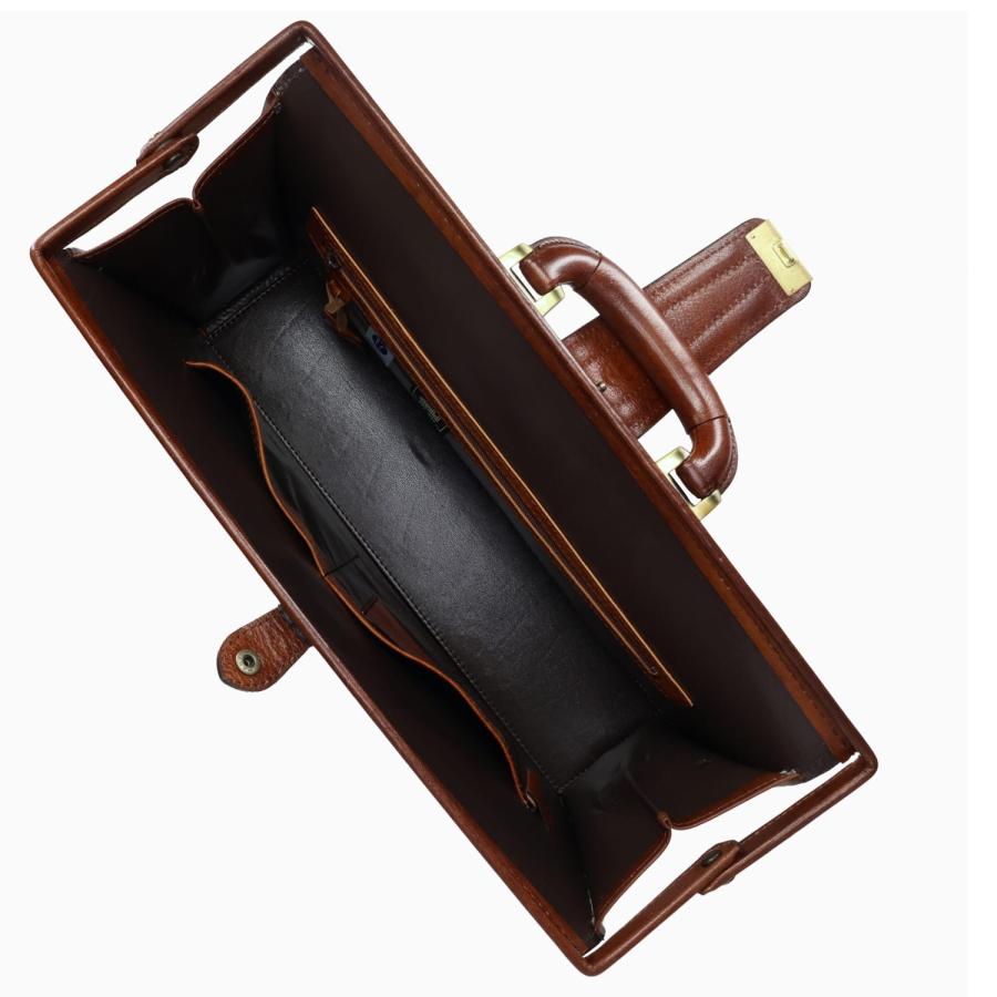 ラガード Lugard バッグ ダレスバッグ ビジネスバッグ メンズ ジースリー A4 本革 牛革 鍵付 薄型 日本製 Ｇ-3 ブラウン 5233 | LUGARD | 07