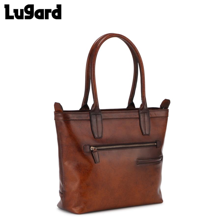 ラガード Lugard 青木鞄 バッグ トートバッグ G3 メンズ レディース ジースリー ファスナー付き 本革 日本製 G3 TOTE ブラウン 5270 | LUGARD