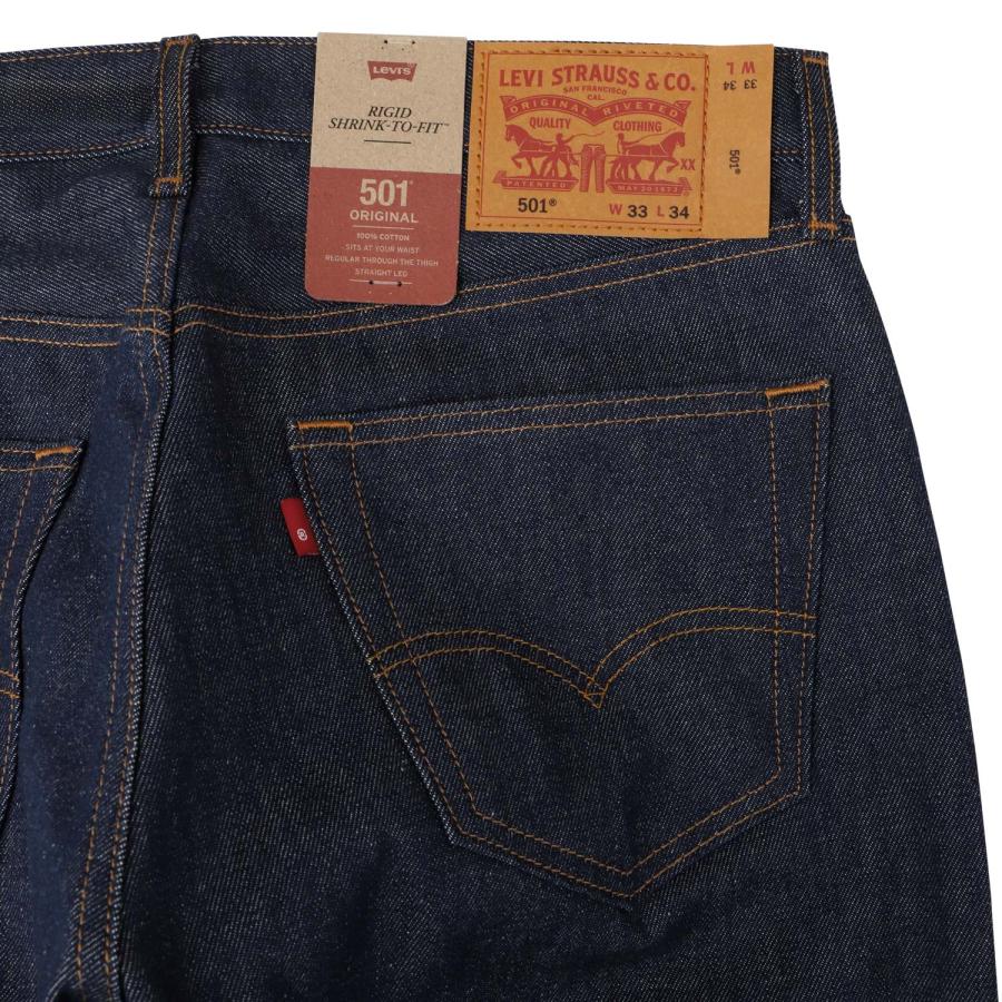 Levi's（リーバイス） LEVIS 501 リジット オリジナル ジーンズ デニム